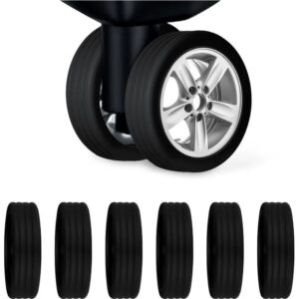 Wheel Cover,Luggage Wheels Protection Covers,Silicone Suitcase Wheel Covers,Wheel Protector, Shock-Proof, Anti Scratch, for Protect Suitcase Wheels, Reduce Noise