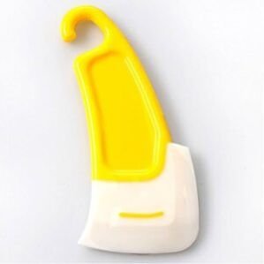 Spatula Brush | Butter Spreader | Kitchen Pan Cleaning Brush | Silicone Flat Pastry Brush for Cake Icing, Pan Oil Cleaning (Yellow color Pack of 1)