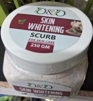 face and body scrub (skin whitening scrub)