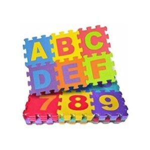 Learning Educational Toys ABCD Number Interlocking Baby Kids Games Play Mat Puzzle 3+ Age Above Year Baby Boys & Girls