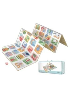 Letter Learning Waterproof Baby Play Mat | Crawl & Play Mat for Kids | Large Baby Carpet | Water| Resistant Baby Play and Crawl Mat | Alphabetical Baby Mat
