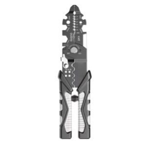 24 in 1 Multi-function Plier Tools Made of Stainless Steel with 11 Screwdriver bits with Safety Hook, Bottle Opener, Multifunction Pliers for Outdoor Camping Backpacking & Gifting. (T10)