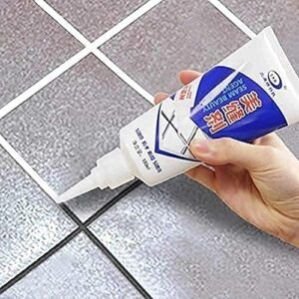 Bathroom Tiles Gap Filler Grout Sealant Waterproof Crack Filler for Walls Crack Sealing Paste Tile Fixing Glue Crack Filler Tile Gap Filling Gap Filler for Walls(180ML Pack of 1 Pcs)