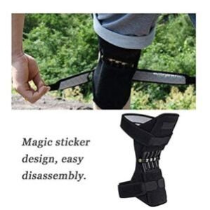 Joint Support Knee Pads Recovery Brace – Non-Slip Pain Relief Knee Lift Leg Band – Protective Sports Knee Stabilizer Pads Rebound Spring Force Knee Power Enhancer Booster