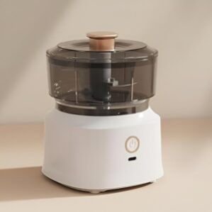 Wireless Portable Food Chopper For Meat/Garlic/Ginger/Chili/Onions Electric Vegetable & Fruit Chopper, Wireless Vegetable Chopper With Usb – 15 Watts, White