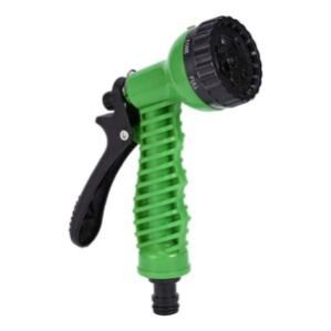 7 Pattern High Pressure Garden Hose Nozzle Water Spray Gun, Plastic