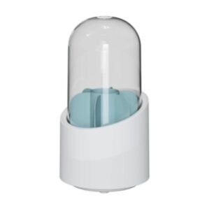 Makeup Brush Holder,360 Rotating Cosmetics Make up Brush Organizer Storage with Lid for Vanity Dustproof