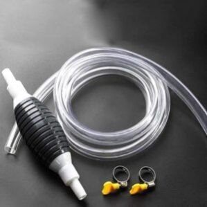 Fuel Transfer Pump, Oil Transfer Pump, High Flow Siphon Hand Oil Pump, Portable Manual Car Fuel Transfer Pump for Petrol Diesel Oil Liquid Water Fish Tank with 2M Syphon Hose (Multi)
