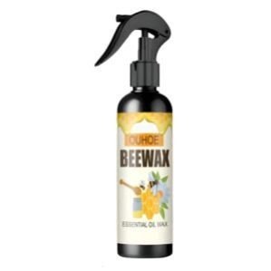 Beeswax Furniture Polish Spray Wood Shine 120 ml Natural BeeWax Spray Brown Wooden Furniture Cleaner Floor Polishing Shiner for Old Furniture Door, Table, Chair, Laminate Finishes Clean Care
