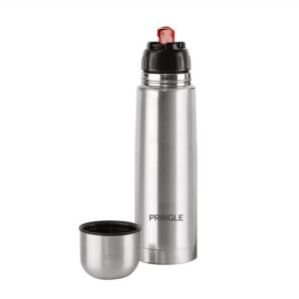 Stainless Steel Insulated Bottle with Flip Lid and Cover for Hiking, Hot Water Bottle, Kitchen Water Bottle, Fridge Bottle