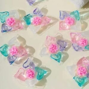 5 in 1 Laundry Liquid Detergent Pods for All Washing Machines, Super Laundry Cleaning Tablets (8.5G) (4 liquid washing gel)