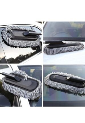 Car Duster, Extendable Long Handle Microfiber Car Duster Exterior Scratch Free Car Cleaning Tool, Car Dust Brush for Truck, Pickup, SUV, RV, Vehicles Cleaning