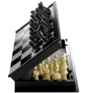 Chess Board Set Magnetic Travel Folding Board Games Portable Gifts for Kids and Adult, Magnetic Travel Chess Set, Folding Chess Board, Educational Board Game Set