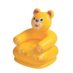 Inflatable Happy Animal Chair for Kids (Yellow)