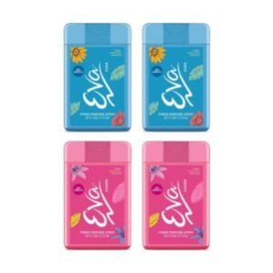 Purse Perfume Aura & Charm | For Women | Long Lasting Fresh Fragrance | Travel Friendly Perfume | 18ml Pack of 4