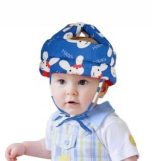 Baby Safety Helmet Infant Toddler Helmet,Baby Head Protector for Safety 6 to 18 Months Adjustable Protective Cap Child Safety Head Guard (DARK-BLUE-HELMET-GML)