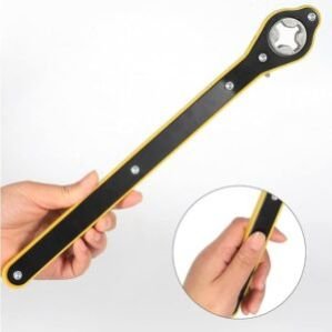 Labor Saving Jack Ratchet Wrench Car Jack and Lug Wrench Handle Scissor Jack Garage Tire Wheel Lug Handle Tool for Motorcycle,Car,SUV and Other Vehicles (Without Jack)