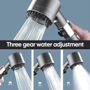 Ultimate Shower Experience: Multifunctional Massage Shower Set – High Pressure, High Flow, One-Button Adjustment