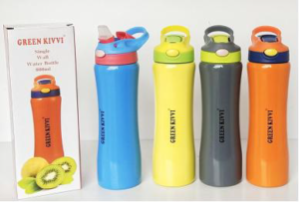 Strong and Durable Stainless Steel Water Bottle in random Colour 900ML
