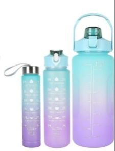 Sainath Creation 4 in 1 Time Mark Bottle 4 pcs set 1 x 2 ltr 1 x 900ml 1 x 500ml 1 x 300ml
