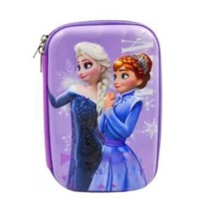 Pencil Case 3D Cover Pencil Pouch Bag Compass School Pouch Organizer for Students Kids Premium Stylish (Pencil CASE FROZENX Pouch)