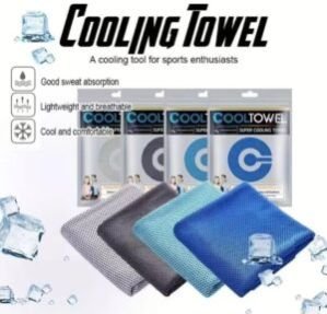 Cooling Towel – Microfiber Ice Sports Towel for Neck – Cool Cold Towel for Instant Cooling, for Yoga, Travel, Gym, Camping, Fitness, Running, Workout