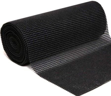 Drawer & Shelf Liner – Non Adhesive Drawer Liner – Protective Shelf Liner Non Slip for Cabinets, Storage, Kitchen, and Tables (Black, 30 X 500 CM)