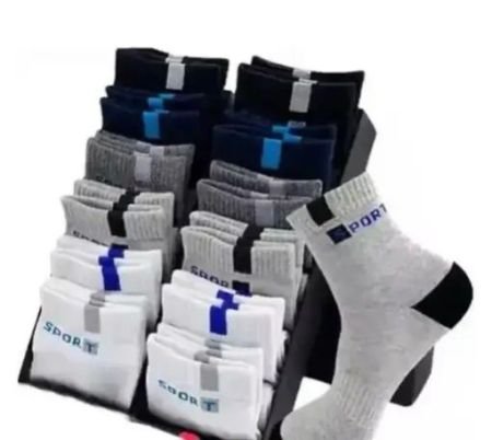 Pack Of 5 Premium Quality Daily Wear Ankle Length Cotton Socks